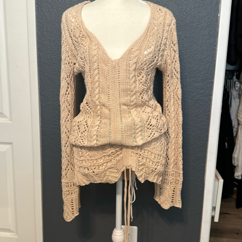 Crochet cover-up dress